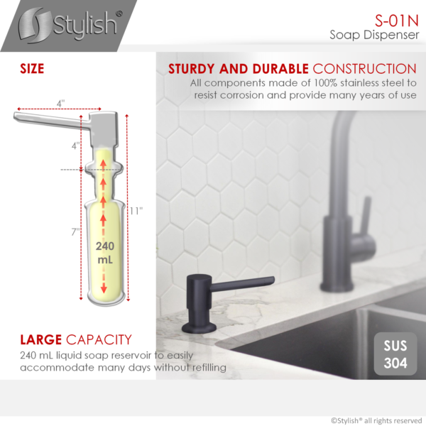 Stylish Modena Sink Accessory, product view 7