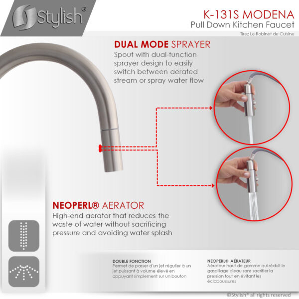 Stylish Modena Sink Accessory, product view 5