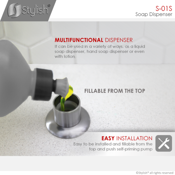 Stylish Modena K131S01S Sink Accessory, product view 10