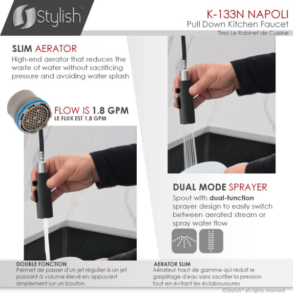 Stylish Napoli Sink Accessory, product view 5