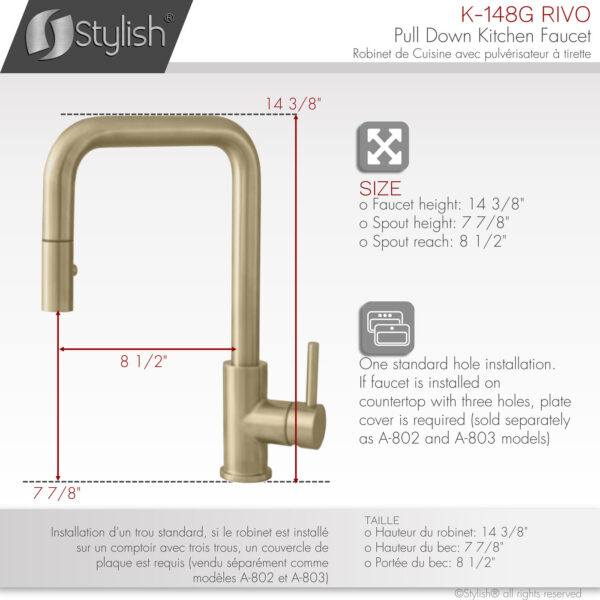 Stylish Rivo Sink Accessory, product view 7