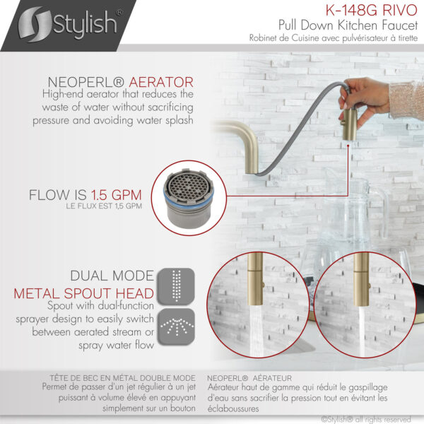 Stylish Rivo Sink Accessory, product view 8