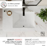 Stylish 20'' Chic Bathroom Sink, product view 3