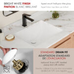 Stylish 20'' Chic Bathroom Sink, product view 6