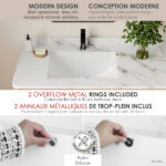 Stylish 20'' Chic Bathroom Sink, product view 7