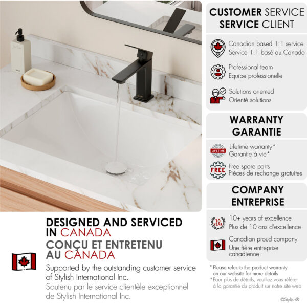 Stylish 20'' Chic Bathroom Sink, product view 9