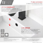 Stylish 20'' Modish Bathroom Sink, product view 8
