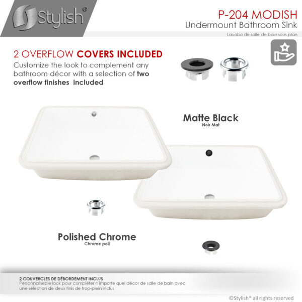 Stylish 20'' Modish Bathroom Sink, product view 9