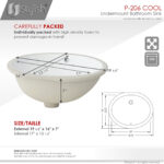Stylish 19'' Cool Bathroom Sink, product view 4
