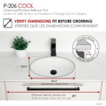 Stylish 19'' Cool Bathroom Sink, product view 5