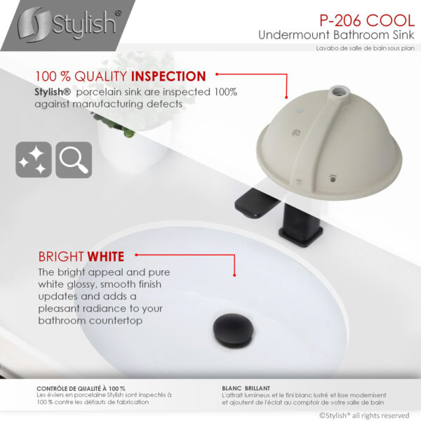 Stylish 19'' Cool Bathroom Sink, product view 6