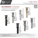 Stylish 16'' Natty Bathroom Sink, product view 11