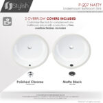 Stylish 16'' Natty Bathroom Sink, product view 9