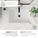 Stylish 24'' Voguish Bathroom Sink, product view 3