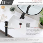 Stylish 20'' Ritzy Bathroom Sink, product view 9