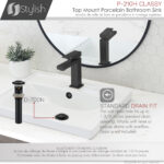 Stylish 20'' Classy Bathroom Sink, product view 8