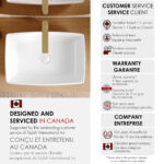 Stylish 19'' Contempo Bathroom Sink, product view 10