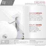 Stylish 15'' Novel Bathroom Sink, product view 3