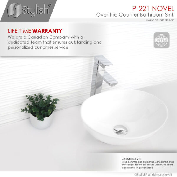 Stylish 15'' Novel Bathroom Sink, product view 7