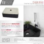 Stylish 18'' Bold Bathroom Sink, product view 4