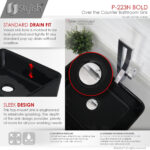 Stylish 18'' Bold Bathroom Sink, product view 5