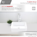 Stylish 18'' Bold Bathroom Sink, product view 7