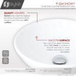 Stylish 16'' Showy Bathroom Sink, product view 3