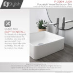 Stylish 14'' Lush Bathroom Sink, product view 7
