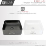 Stylish 14'' Lush Bathroom Sink, product view 9