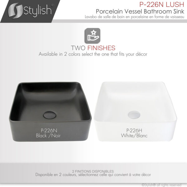 Stylish 14'' Lush Bathroom Sink, product view 9
