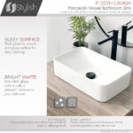 Stylish 19'' Lavish Bathroom Sink, product view 3