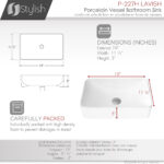 Stylish 19'' Lavish Bathroom Sink, product view 5