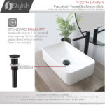 Stylish 19'' Lavish Bathroom Sink, product view 8