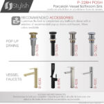 Stylish 16'' Posh Bathroom Sink, product view 10