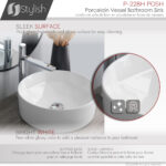 Stylish 16'' Posh Bathroom Sink, product view 3