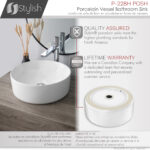 Stylish 16'' Posh Bathroom Sink, product view 4