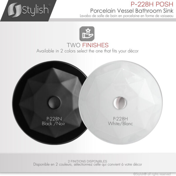 Stylish 16'' Posh Bathroom Sink, product view 9