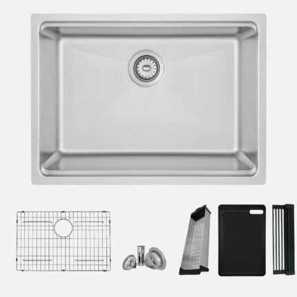 Stylish 27'' Argon Kitchen Sink, product view 1