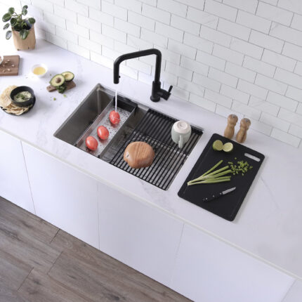Stylish 27'' Argon Kitchen Sink, product view 2