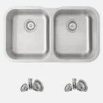 Stylish 32'' Jaspel Kitchen Sink, product view 1