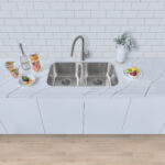 Stylish 32'' Jaspel Kitchen Sink, product view 12