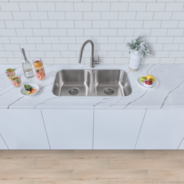 Stylish 32'' Jaspel Kitchen Sink, product view 12