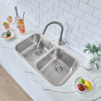 Stylish 32'' Jaspel Kitchen Sink, product view 2