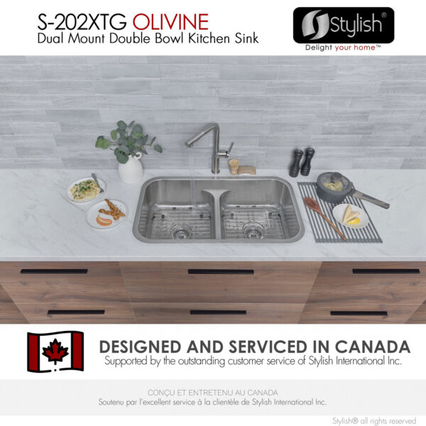 Stylish 32'' Olivine Kitchen Sink, product view 10