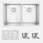 Stylish 28'' Topaz Kitchen Sink, product view 1