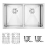 Stylish 30'' Onyx Kitchen Sink, product view 1