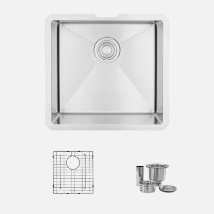Stylish 19'' Aqua Kitchen Sink, product view 1