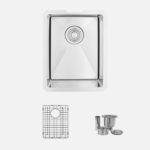 Stylish 14'' Ivory Kitchen Sink, product view 1