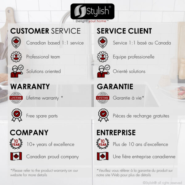 Stylish 33'' Beryl Kitchen Sink, product view 11