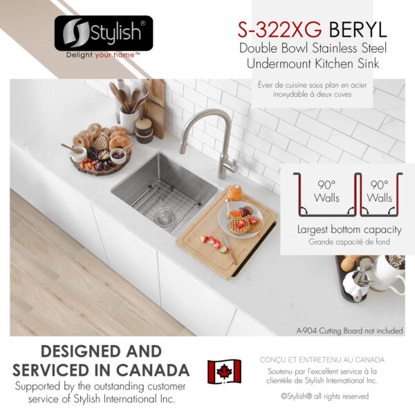 Stylish 33'' Beryl Kitchen Sink, product view 6